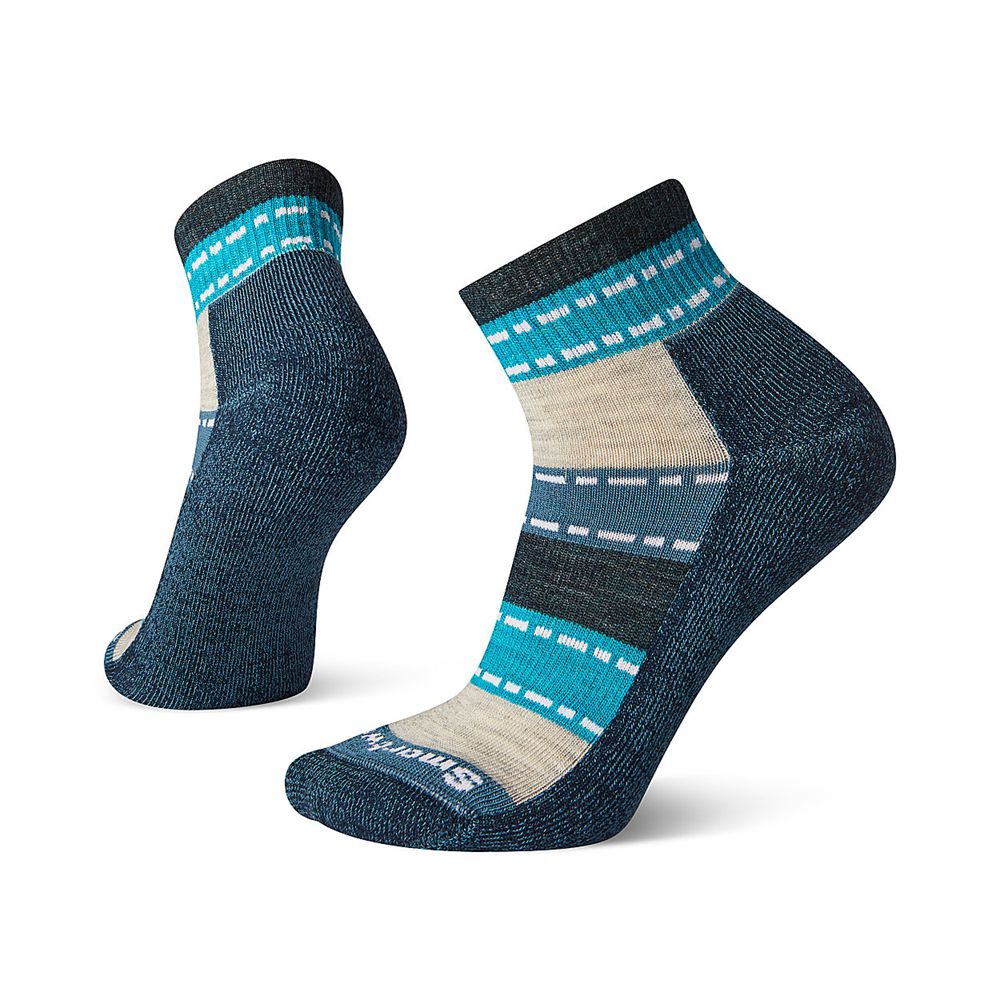 The North Face Socks Womens Australia - The North Face Smartwool Hike Light Mini Navy / Blue (YPT-60